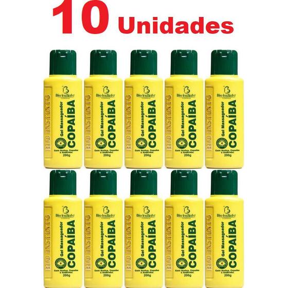 Imagem de Kit com 10 Gel Copaíba Bio Instinto com Arnica, Copaiba