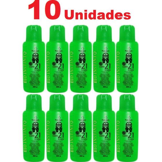 Imagem de Kit com 10 Gel Detonador Com 21 Ervas 200g Bio Instinto