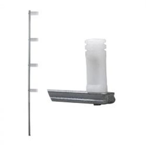 Kit Com 10 Hastes De Ferro 4 Isoladores Tipo Estrela 75 Cm Galvanizada Menor preço em Kit Com 10 Hastes De Ferro 4 Isoladores Tipo Estrela 75 Cm Galvanizada