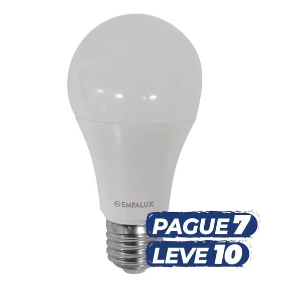 Imagem de Kit com 10 Lampadas 9w Branco Frio 6500k 810lm Bivolt AL09562 Empalux