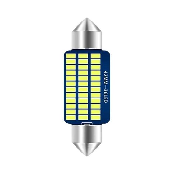 Imagem de Kit com 10 Lâmpadas LED Canbus C5W 12V - 31mm/36mm/39mm/41mm - 4014 Chips