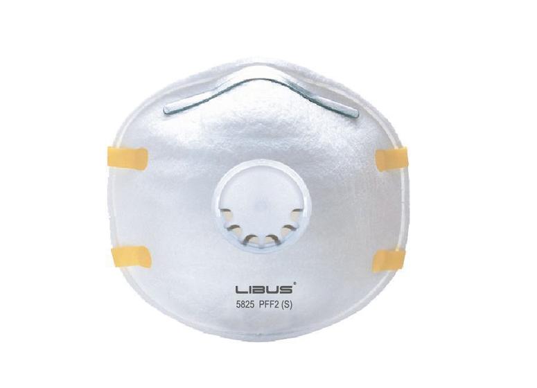 Kit com 10 Máscaras Tipo Concha PFF2 S com Válvula 5825 Menor preço em Kit com 10 Máscaras Tipo Concha PFF2 S com Válvula 5825