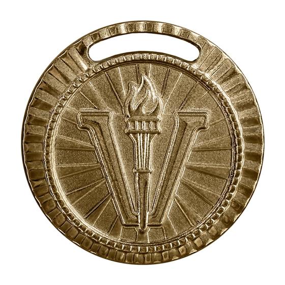 Imagem de Kit Com 10 Medalhas Vitória Tocha 35002 35MM Com Fita