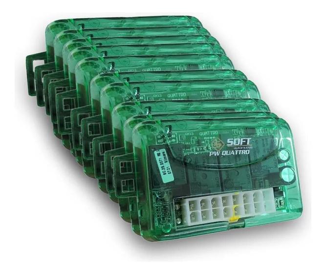 Imagem de Kit Com 10 Módulos Soft Pw Quattro Subida Vidro Elétrico