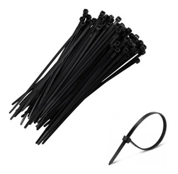 Imagem de Kit com 10 Pacotes de Presilha 151x3,70 mm preta F7015UVPR100 ( Pacote com 100 unidades).