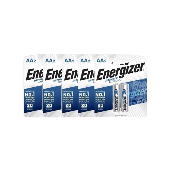 Imagem de Kit com 10 Pilhas Energizer AA Ducacao Maxima