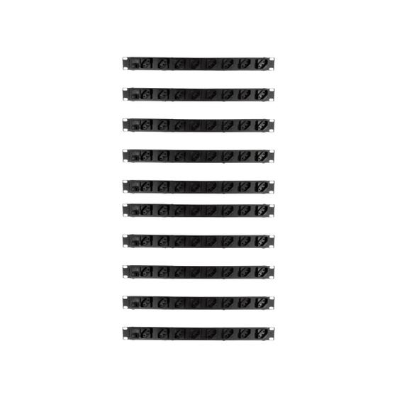Imagem de Kit com 10 Réguas para Rack 19" 8 Tomadas - IPEC