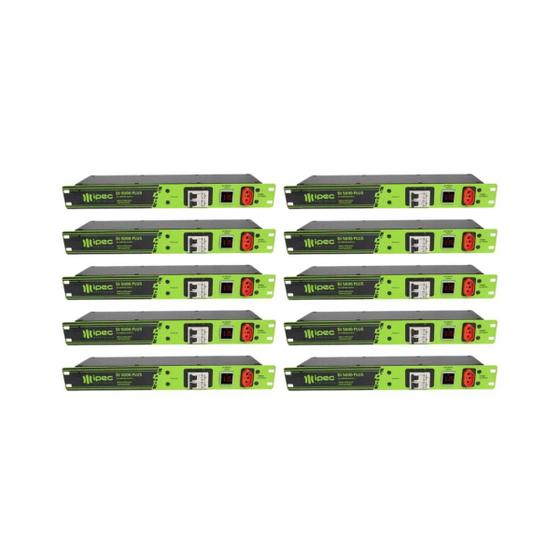 Imagem de Kit com 10 Réguas para Rack Disjuntor Bipolar DJ5000 PLUS