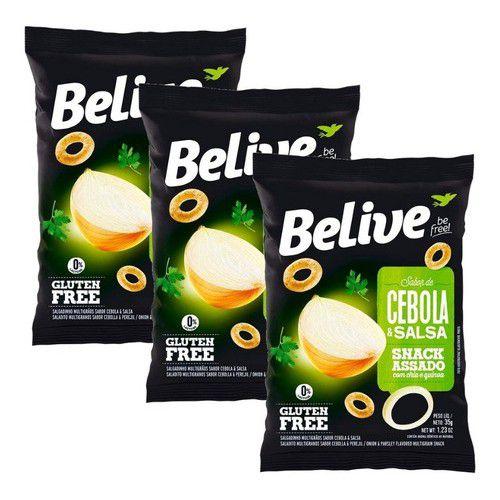 Imagem de Kit Com 10 Snacks Sabor Cebola 35g Belive