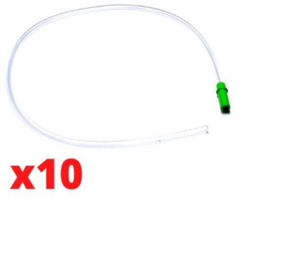 Imagem de kit com 10 Sondas de Aspiração Traquela n.12 MARKMED