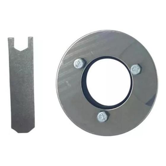 Imagem de KIT com 10 Spud P/ Vaso Sanitário Ideal Base De Inox C/chave P/regular