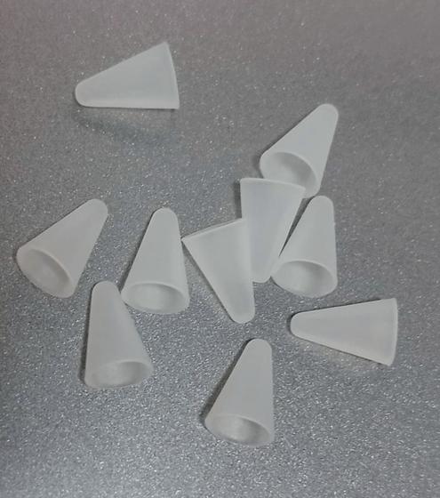 Imagem de Kit com 10 Tampinhas de Silicone para Canetas de Resina