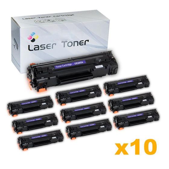 Kit com 10 Toner Pro Resolution para CE285A para P1102 M1210 M1212 M1130 M1132 M1217 P1102W M1217FW Menor preço em Kit com 10 Toner Pro Resolution para CE285A para P1102 M1210 M1212 M1130 M1132 M1217 P1102W M1217FW