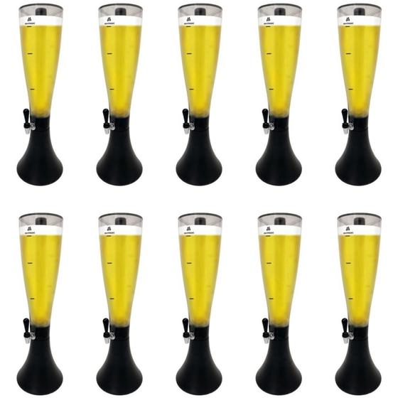 Kit com 10 Torre de Chopp Marcbeer Marchesoni 2,5 Litros Menor preço em Kit com 10 Torre de Chopp Marcbeer Marchesoni 2,5 Litros