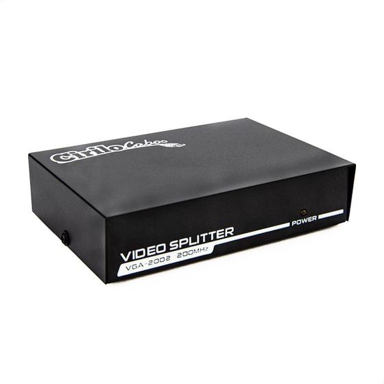 Imagem de Kit Com 10 Vídeo Splitter 1X2 - Distribuidor De Sinal Vga