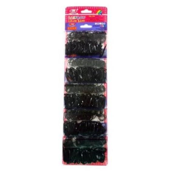 Imagem de Kit Com 1000 Elásticos De Silicone Preto