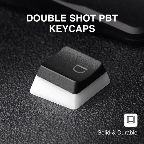 Imagem de Kit com 108 Keycaps PBT Keylit para Teclados Mecânicos Cherry MX
