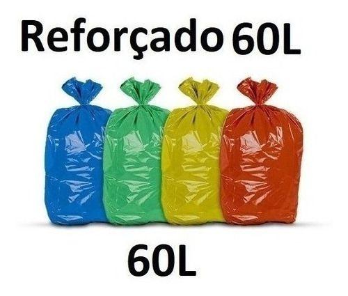 Imagem de Kit Com 11 Pacotes Saco De Lixo 60 Litros P6 Reforçado