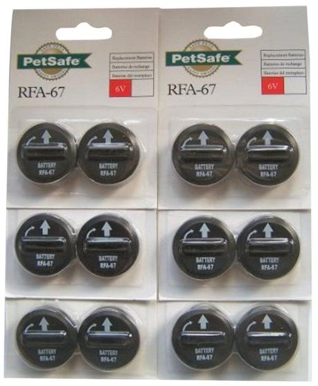 Imagem de Kit com 12 Baterias PetSafe RFA-67D - 6 Volts - Econômicas