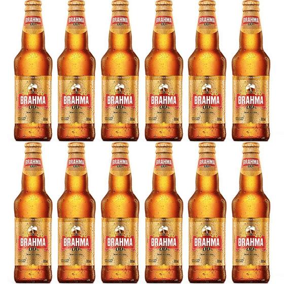 Kit Com 12 Cerveja Sem Álcool Brahma Long Neck 355 Ml Menor preço em Kit Com 12 Cerveja Sem Álcool Brahma Long Neck 355 Ml