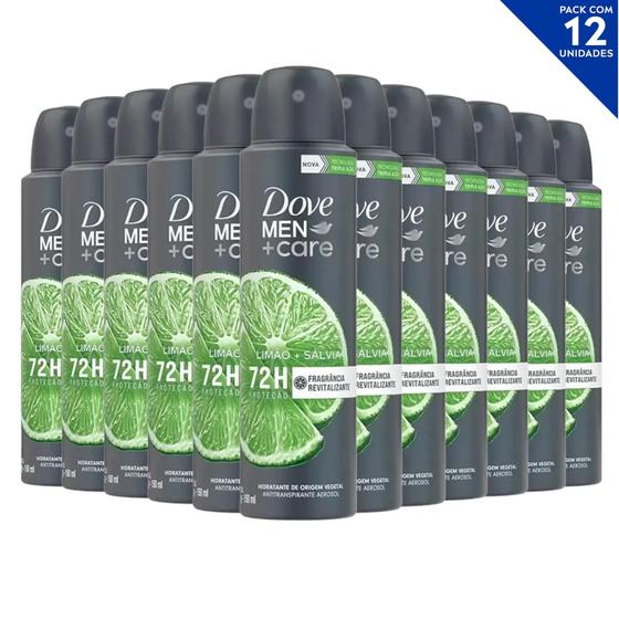 Imagem de Kit com 12 Desodorantes Dove Men 150ml