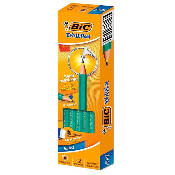 Imagem de Kit Com 12  Lápis Bic Evolution HB - Nº02