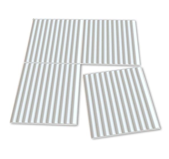 Kit com 12 Placas 3D Revestimento de Parede 50x50cm Menor preço em Kit com 12 Placas 3D Revestimento de Parede 50x50cm