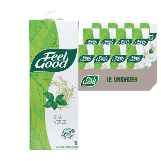 Imagem de Kit Com 12Und Chá Verde Com Limão Feel Good 1L