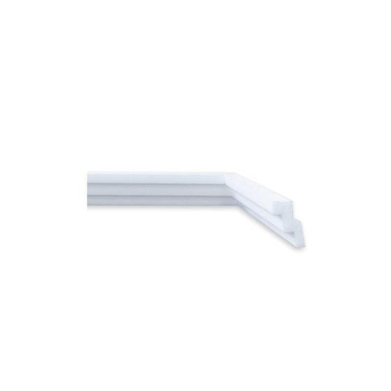 Imagem de Kit com 15 Barras Rodateto de Poliestireno 3cm X 20mm Liso 30m