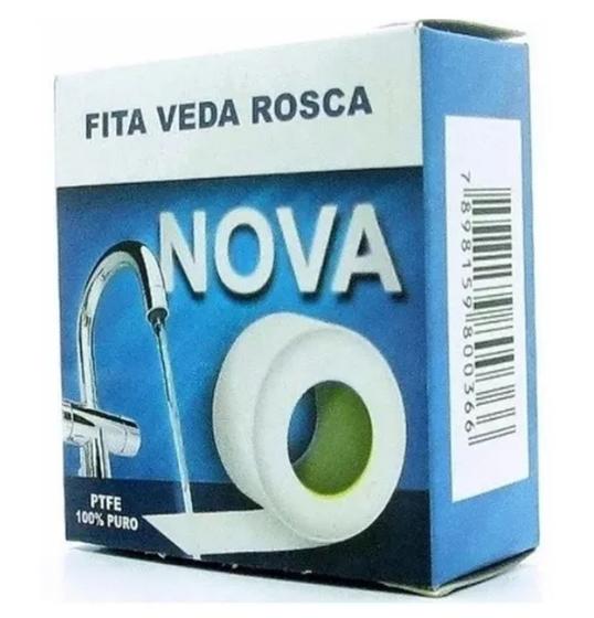 Imagem de kit com 15 Fita veda rosca 12 mm x 10 m