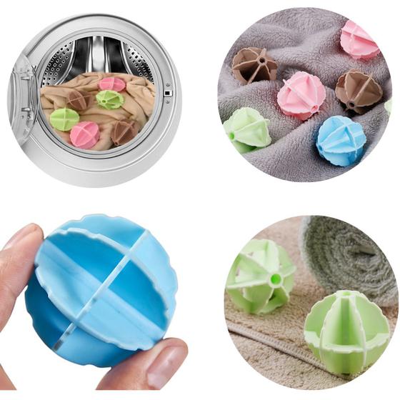 Kit Com 16 Esferas Bolinhas Maquina Lavar Para Bater Roupa - Maxximo ...