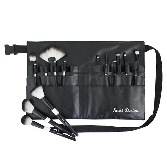 Imagem de Kit com 18 Pincéis Profissionais com Cinto Jacki Design