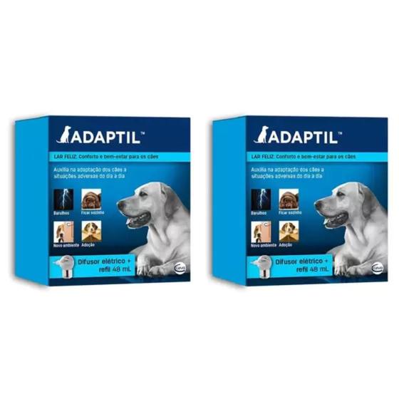 Imagem de Kit com 2 Adaptil Difusor para Cães 48 ml