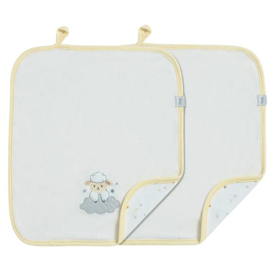 Imagem de Kit Com 2 Babinhas Hug Little Baby Amarelo