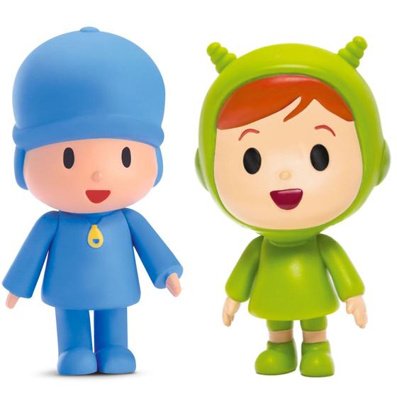 Imagem de Kit Com 2 Bonecos De Vinil Turma Do Pocoyo E Nina Original