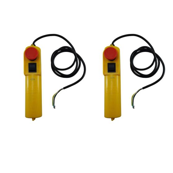 Imagem de kit com 2 Botoeira de comando para talha Elétrica - 20010323