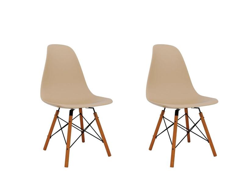 Imagem de Kit Com 2 Cadeira Para Escrivaninha Escritorio Eiffel Charles Eames 181119 - Estilo e Funcionalidade para Seu Espaço  AJLstore
