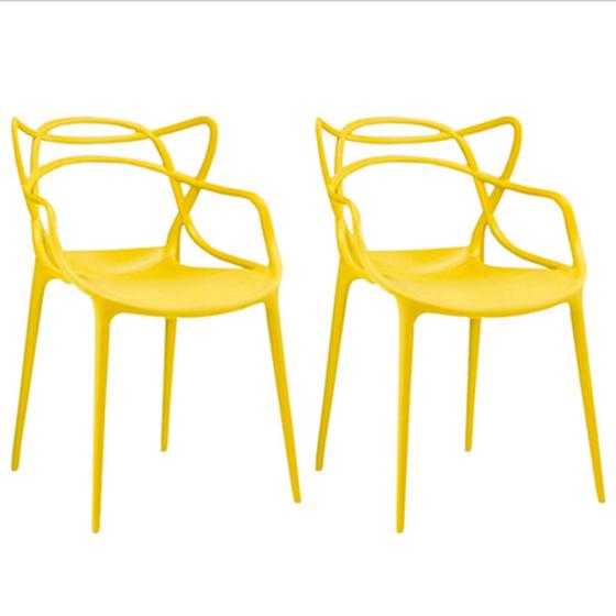 Imagem de Kit com 2 Cadeiras Aviv Estrutura em Polipropileno Fratini