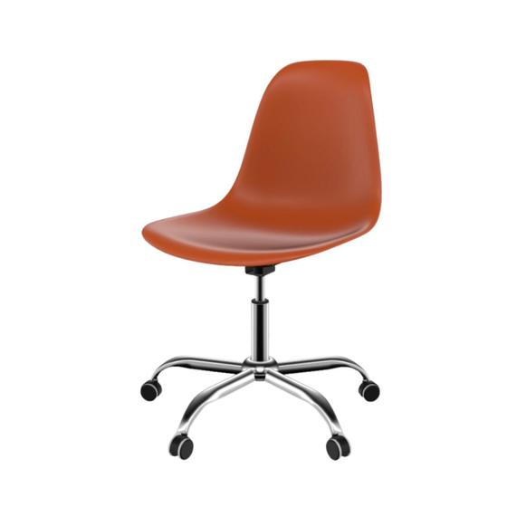 Imagem de Kit com 2 Cadeiras para Escritório Eames PP Office com Rodízio