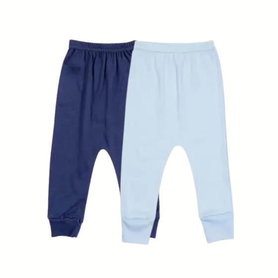 Imagem de Kit com 2 Calças Culote Bebê Sem Pé Algodão Suedine Premium