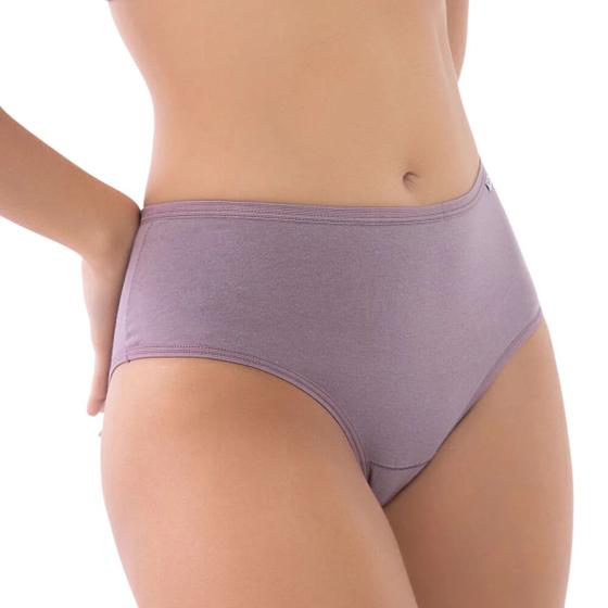 Imagem de Kit Com 2 Calcinhas Tanga Alta de Algodão DelRio