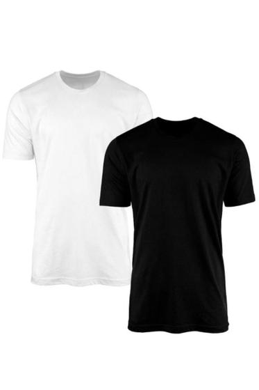 Imagem de Kit com 2 Camisetas Básicas Masculinas 100% Algodão