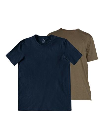 Imagem de Kit com 2 Camisetas Masculina Hering 201 Colorido