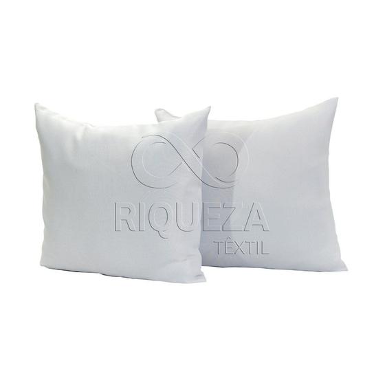 Imagem de kit com 2 capas de almofadas 40x40 cm com ziper