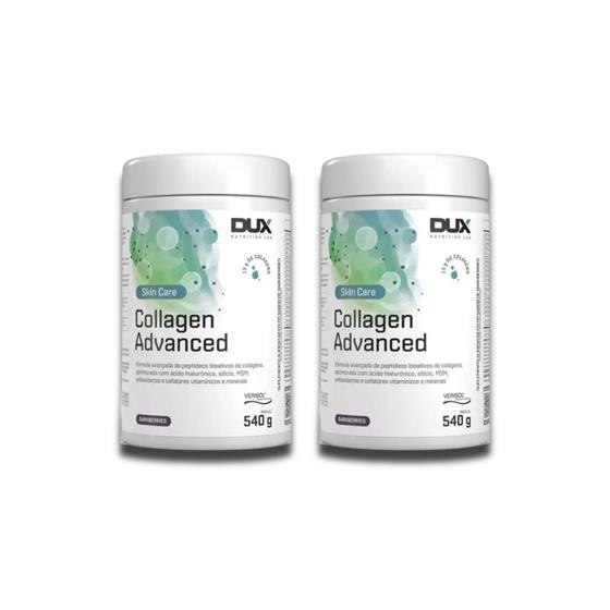 Imagem de Kit com 2 Collagen Advanced Verisol 540g Sabores Dux Nutrition