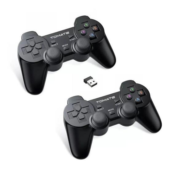 Kit com 2 Controles Sem Fio Tomate Menor preço em Kit com 2 Controles Sem Fio Tomate