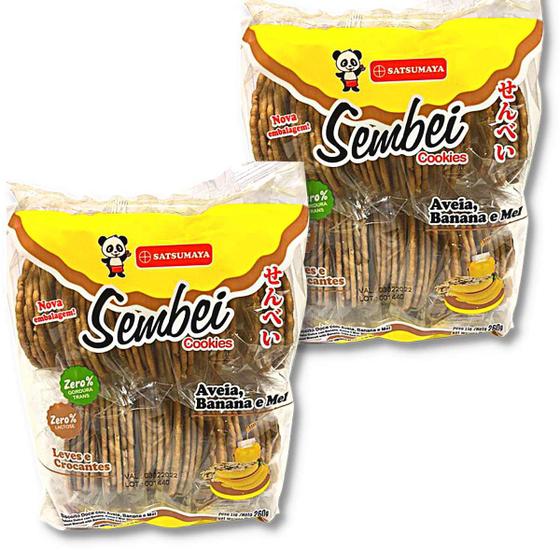 Imagem de Kit com 2 cookies sembei sapporo 260gr