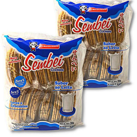 Imagem de Kit com 2 cookies sembei sapporo 260gr