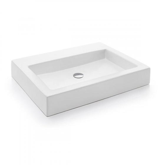 Imagem de Kit com 2 Cuba de Apoio Retangular com Mesa 61cmx46cmx10cm Arte Docol