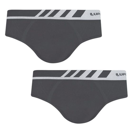 Imagem de Kit Com 2 Cueca Slip Lupo Microfibra Sem Costura 691